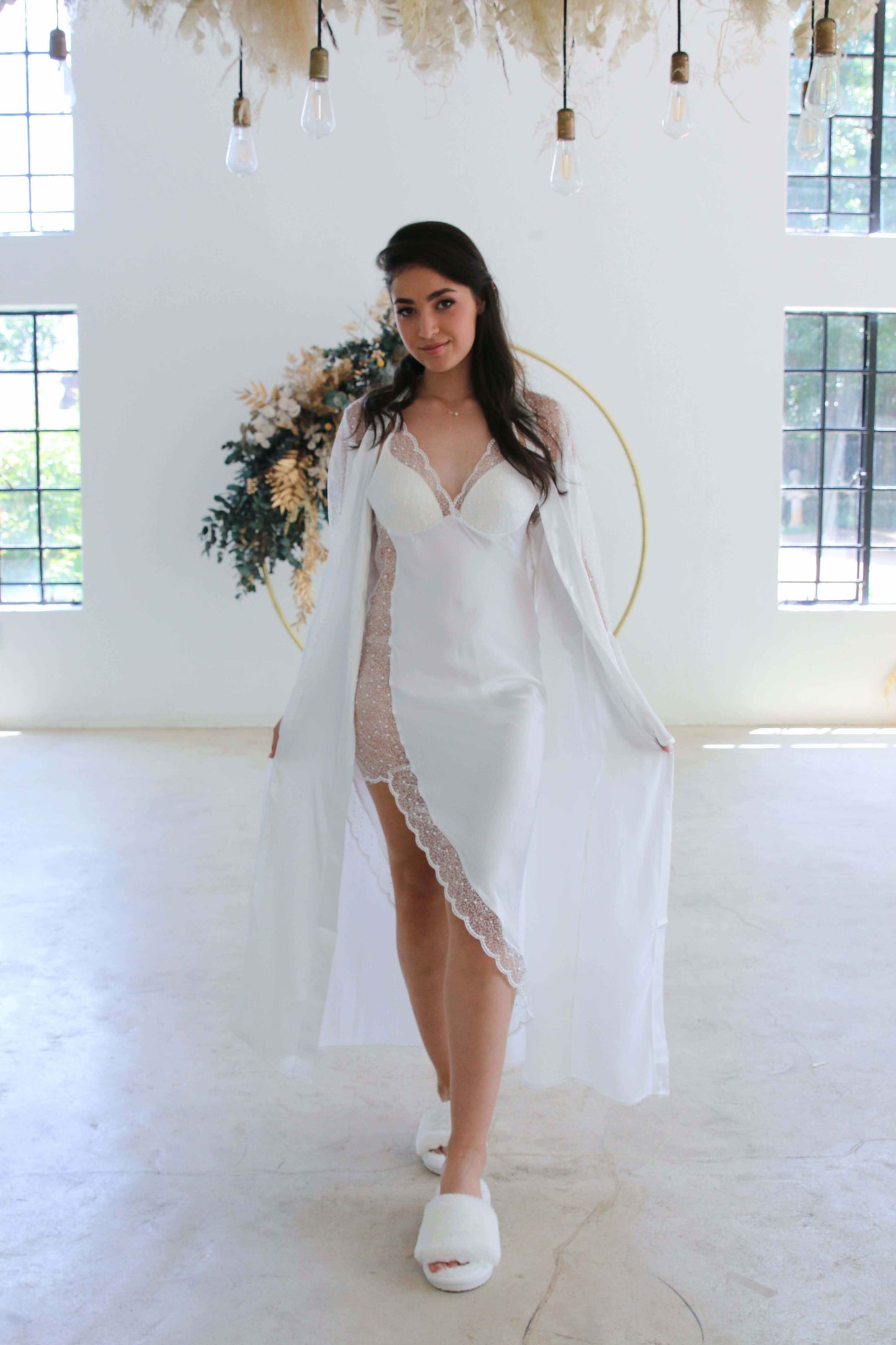 Annie 2 piece Bridal robe set Smooches Bridal