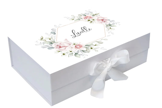 Personalised deluxe Gift Box- Blush & Sage