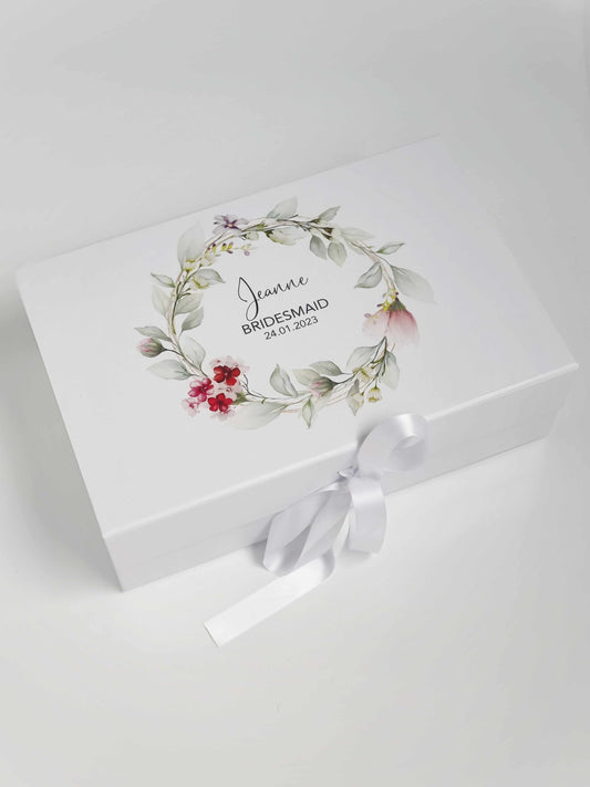 Personalised Bridesmaid deluxe Gift Box- Medium Gift Smooches Bridal