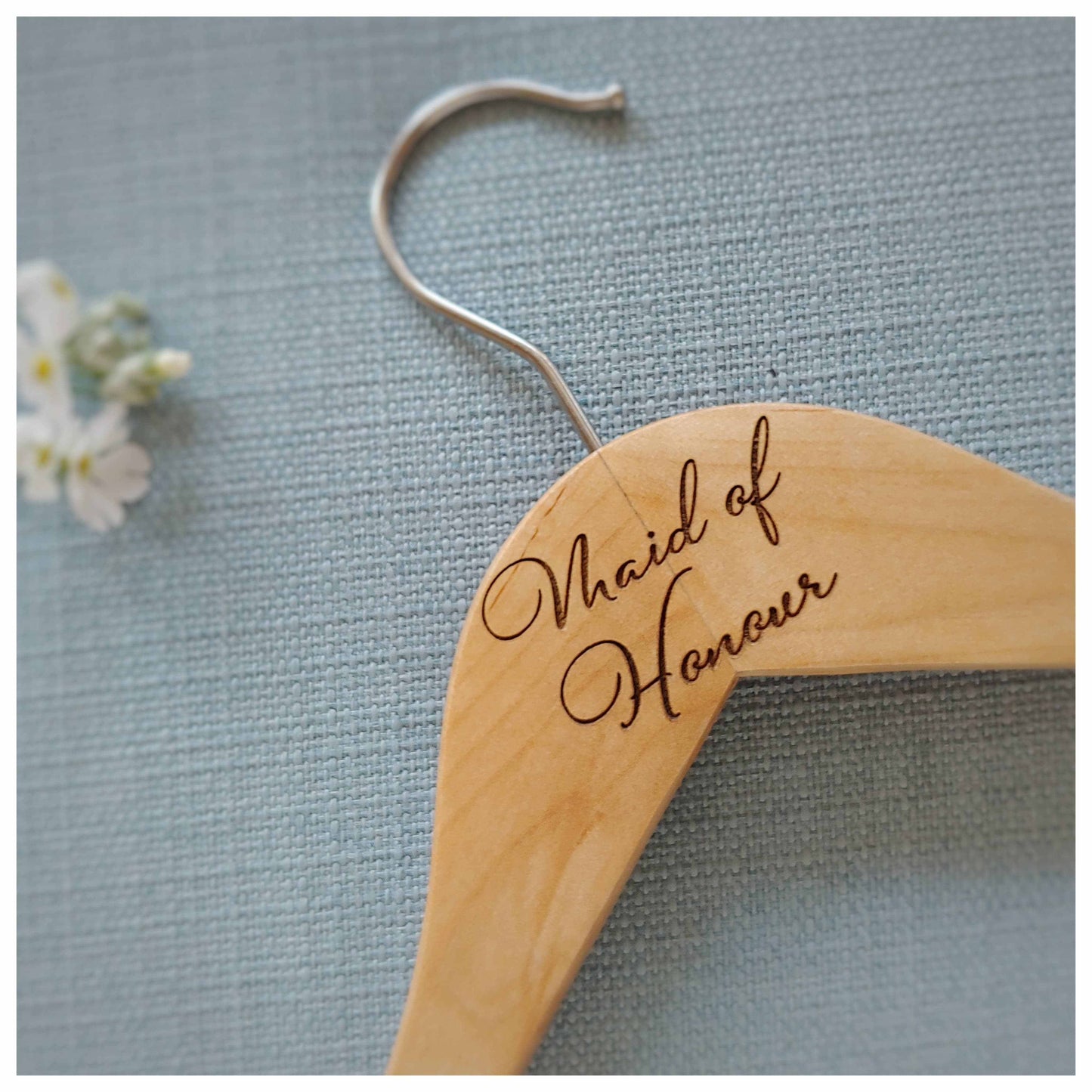 Bridal Party Hangers Hanger Smooches Bridal Maid of Honour hanger