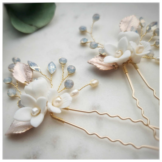 Elana Bridal hair pins Smooches Bridal