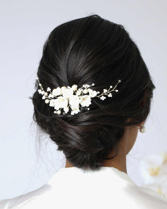 Joni Bridal Hair comb hair accessories Smooches Bridal