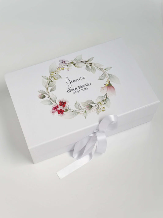 Personalised Bridesmaid deluxe Gift Box- Large Gift Smooches Bridal