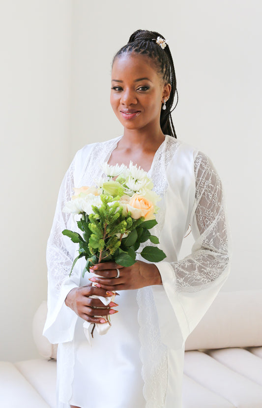 Penelope 2 piece Bridal robe set