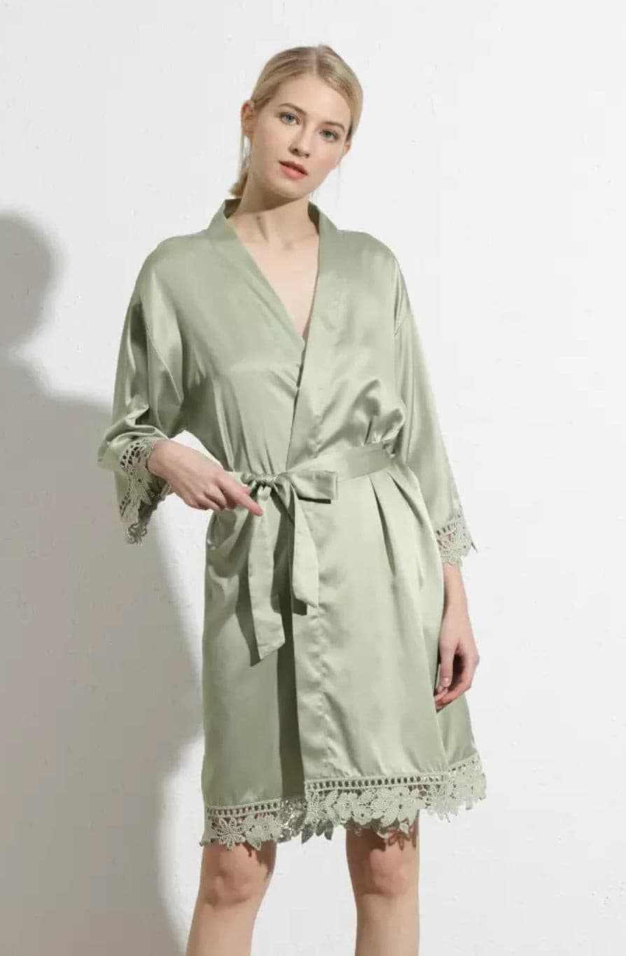 Shop Our Luxurious Satin Robes -Smooches Bridal – Smooches Bridal and Gifts